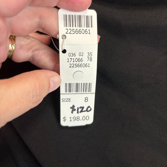 Y2k One Shoulder Gown Sz 8 Cocktail Formal MOB Evening Sexy Ruched $198 Talbots - Picture 6 of 12